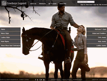 Tablet Screenshot of cowboyslegend.com